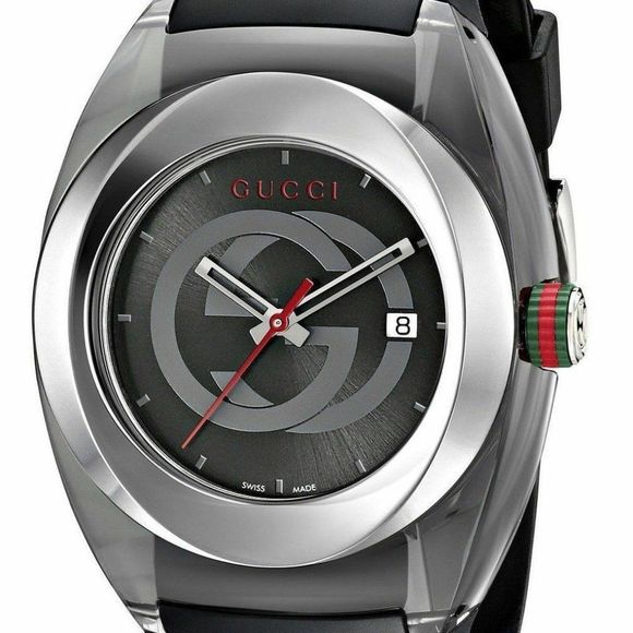 GUCCI 46MM STEEL WATCH! W/ BOX! - Picture 1 of 3